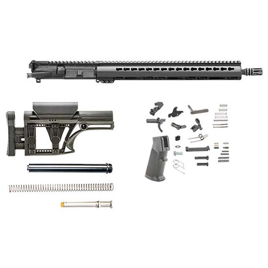 LUTH-AR LLC RKL7-16-1M, Receiver, MBA-1 Buttstock Assembly, Black Anodized - 812058030539 