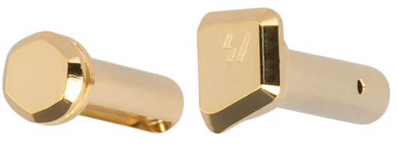 Strike AREPTPGC Takedown/Pivot Pins, Extended AR-15/M4/M16, Gold Steel - 700598351279 