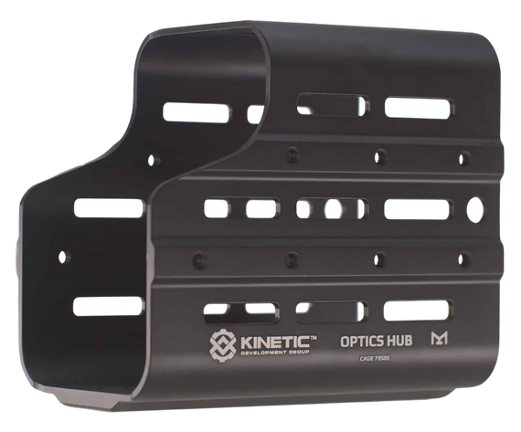 Kinetic Development Group MSH5-112 Optics HUB Spotting Scope Case, Black Aluminum - 850045704346 