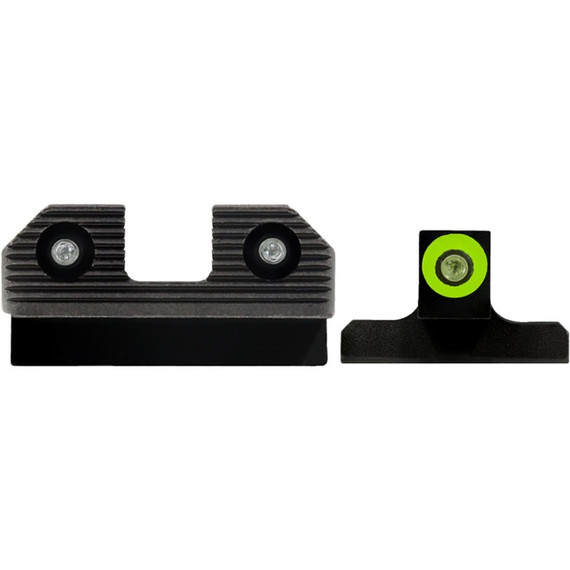 XS Sight Systems R3D 2.0 Night Sights, Springfield Armory SA-35, Black/Green - 647533004251 