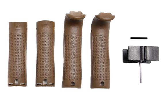 Glock 30864 Backstrap/Beavertail Set, Dark Earth Polymer - 764503001369 