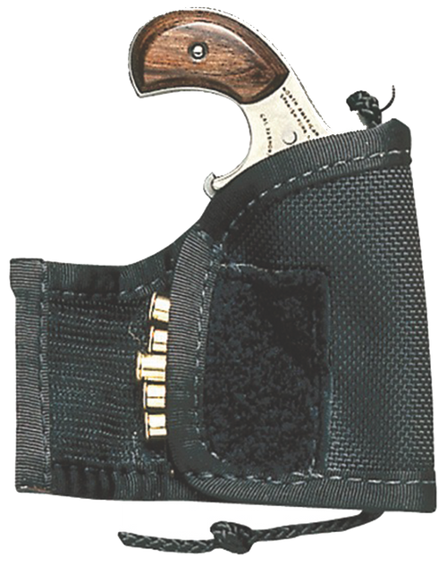North American Arms HPKL Pocket Holster, Black Nylon, Fits NAA 22LR Frame Mini-Revolver - 744253050343 