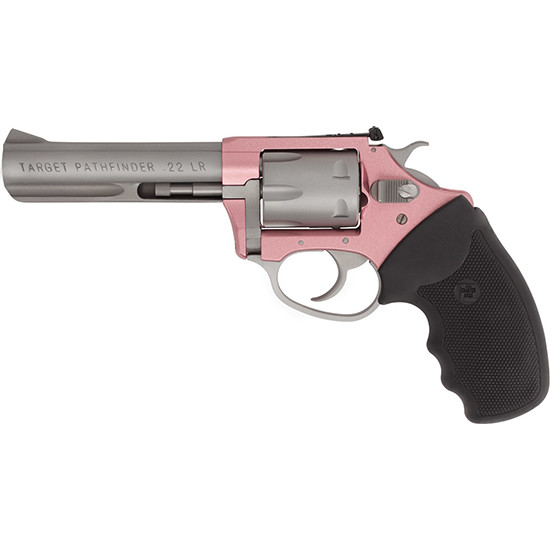 Charter Arms, Pathfinder Pink Lady, .22LR, 4.20" Barrel, 6 Rds, Pink/Stainless - 678958522327 