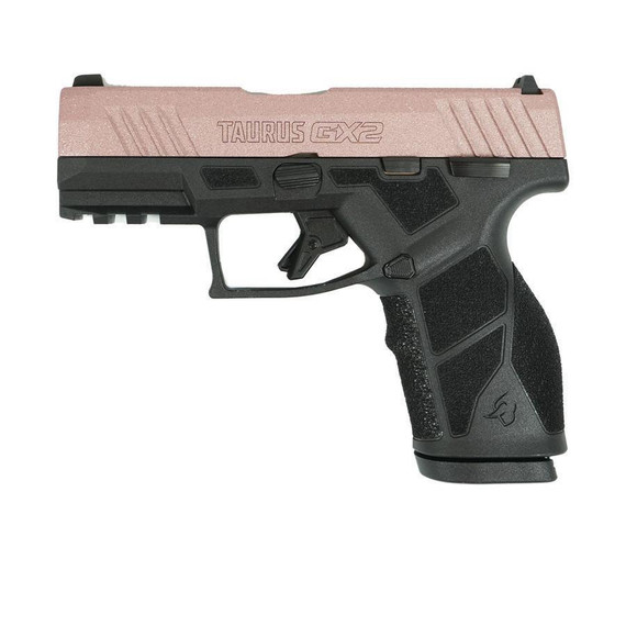 Taurus GX2, 9MM, 3.38" Barrel, 13 Rds, Rose Gold Glitter Finish - 757106326571 