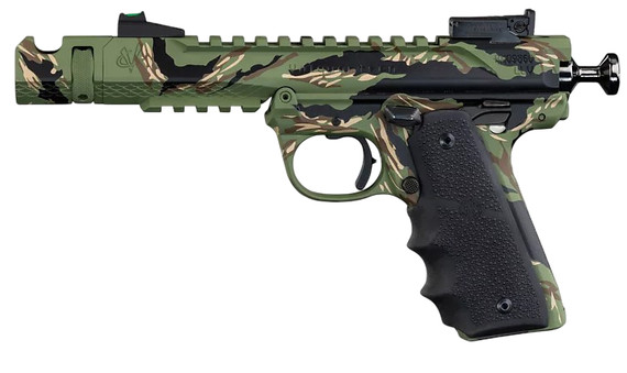 Volquartsen Black Mamba, .22 LR, 6.00" Barrel, 10 RDs, Rhodesian Camo 