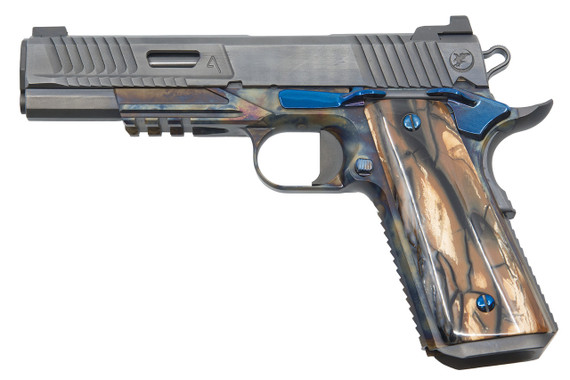 Nighthawk Custom VIP Agent 2 Gov, 9MM, 5.00" Barrel, 8 RDs, Case Hardened - 806802760889 