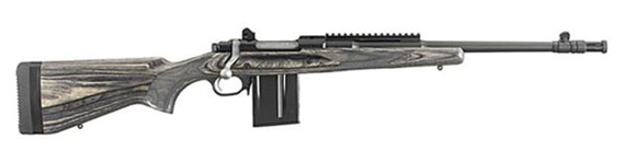 Ruger Gunsite Scout, 308 WIN, 16.10" Barrel, 10 Rds, Black Laminate - 736676068036 