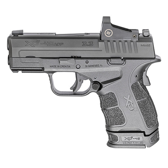 Springfield XD-S Mod.2 OSP, .45 ACP, 3.3" Barrel, 6 Rds, Black - 706397955069 