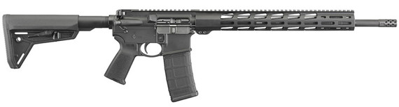Ruger AR-556 MPR, 5.56 NATO, 18.00" Barrel, 30 Rds, Black Anodized - 736676085149 