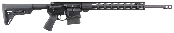 Ruger SFAR, 308 WIN, 20.00" Barrel, 10 Rds, Black - 736676056156 