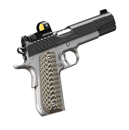 Kimber Aegis Elite Custom, .45 ACP, 5.00" Barrel, 8 Rds, Matte Black KimPro II - 669278303529 