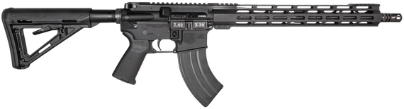 Diamondback DB15, 7.62x39mm, 16.00" Barrel, 28 Rds, Black - 810035755529 