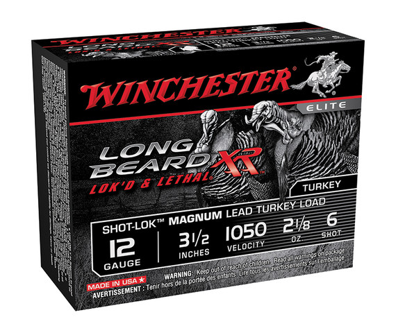Winchester LongBeardXR, 12 Gauge, 3.5" 2-1/8 oz, #6 Lead Shot - 020892022973 