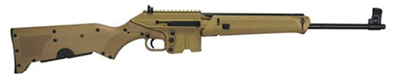 Kel-Tec SU-16A, 223 Rem, 18.5" Barrel, 10 Rds, Tan/Rail/Sights - 640832003932 