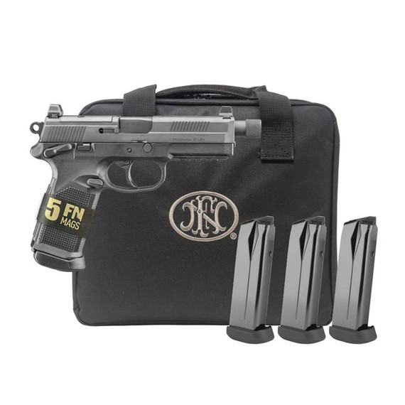FN FNX-45 Tactical, .45 ACP, 5.30" Barrel, 15 Rds, Black - 845737016838 