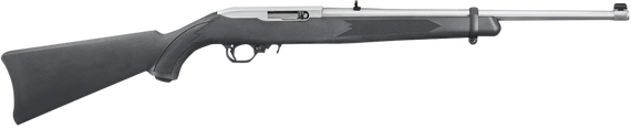 Ruger 10/22 Carbine, 22 LR, 18.50" Barrel, 10+1 Rds, Satin Stainless Steel - 736676012565 