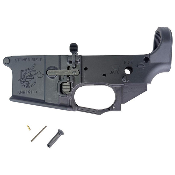 Knights Armament SR-15 Blemmed Stripped Lower, Ambi Controls, 5.56 NATO, Black - 819064019374 
