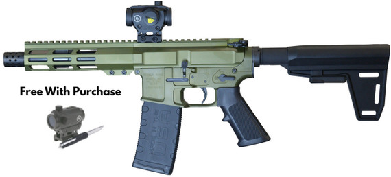 NexGen Arms NG-15 Pistol, .223 Wylde, 7.50" Barrel, 30 RDs, Green Nitride - 638457809121 