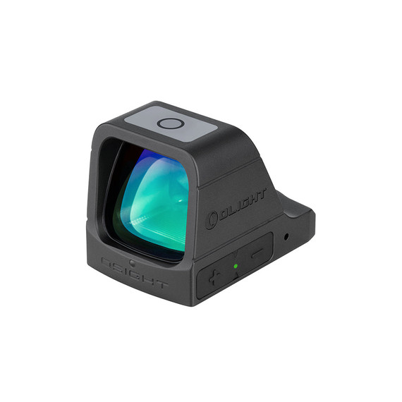 Olight Osight 3 MOA Green Dot Reflex Sight with Magnetic Charging Cover, Industry-First Power Display, Matte Black - 6977261690315 