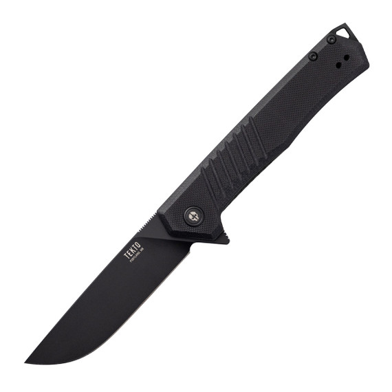 Tekto F1 Alpha, 3.10" Blade, D2 Steel, G10 Handle, Black - 850034486697 