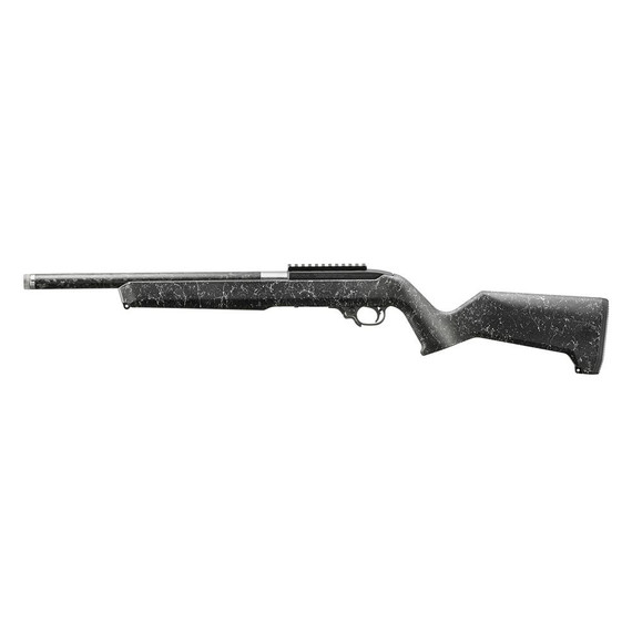 Ruger 10/22 Carbon Fiber, .22 LR, 16.10" Threaded Barrel, 10 RDs, Speckle Black - 736676320141 