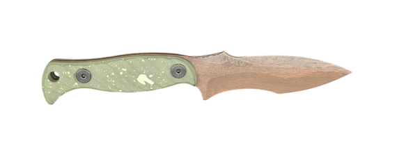 Half Face Blades Extremis Doomsday, 3.50" CPM S45VN, Micarta Grip, Kydex Sheath, Doomsday Cerakote - 756542287972 