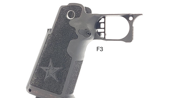 Red Dirt USA Staccato Grip ST Trigger, Flat Faced, Shoe Length 3, Classic Black - 104763459553 