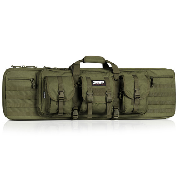 Savior Equipment American Classic Double Rifle Bag, 42", OD Green - 850603008046 