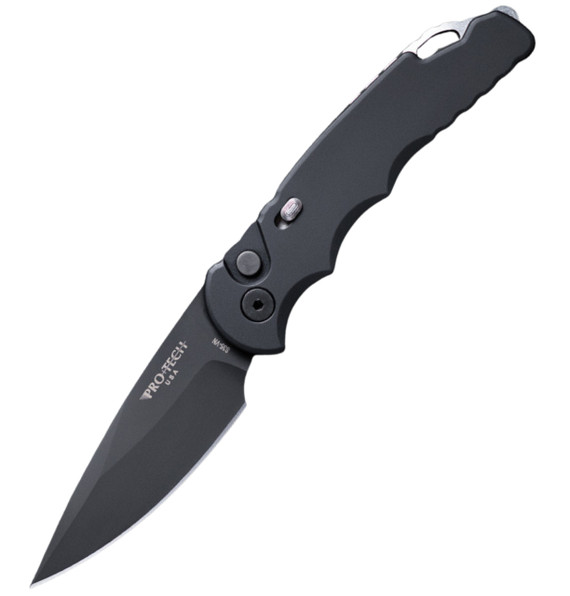 Pro-Tech TR-5 Tactical Response 5, Push Button Automatic, Black DLC Finish - 115820500668 
