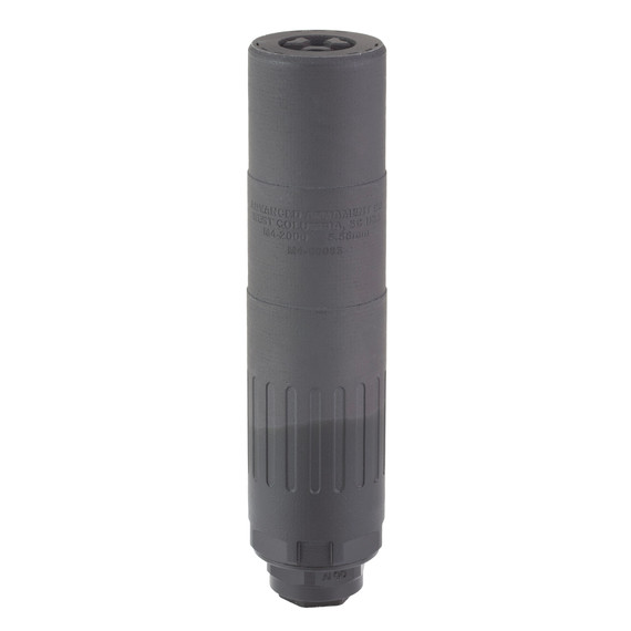 AAC M4-2000 Suppressor, 5.56 NATO, 6.75" Length, Aluminum/Steel, Black - AACSR-103203 