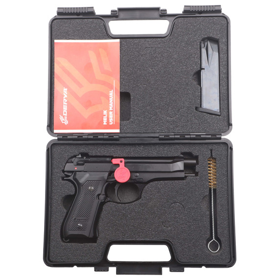 Derya Melik, 9mm, 4.90" Barrel, 17 RDs, Optic Ready, Black - DYRMELIK9-TR 