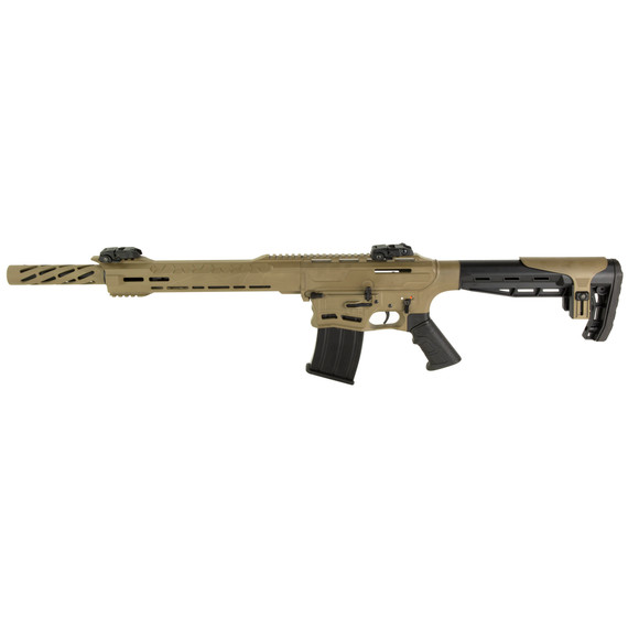 Citadel BOSS-25, 12 Gauge, 18.88" Barrel, 5 RDs, AR-Style Semi-Auto, FDE - CITCBOSS2512-FDE 
