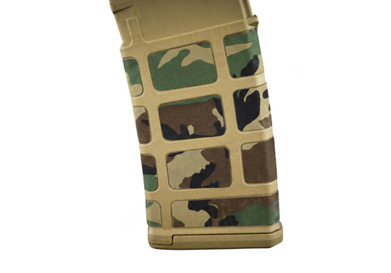 Ranger Wrap MAGPUL PMAG Gen M3, (2-Pack) Magazine Wrap, Cordura Fabric, Woodland Camo (M81) - 889019843579 