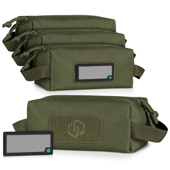 Savior Equipment Loose Sac Soft Ammo Carrier 4-Pack, 600D Polyester, OD Green - 812066037056 