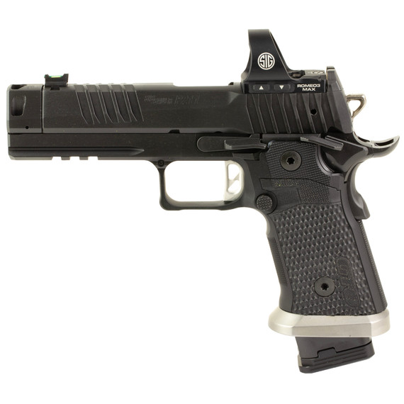 Sig Sauer P211-GTO Blackout w/ Romeo3 Pro, 9MM, 4.40" Compensated Barrel, 23 Rds, Black - 798681740352 