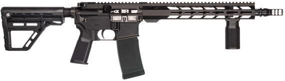 Patriot Ordnance Factory P-15 Base SMU, .300 Blackout, 13.75" Barrel, 30 Rds, Black Anodized - 847313025487 