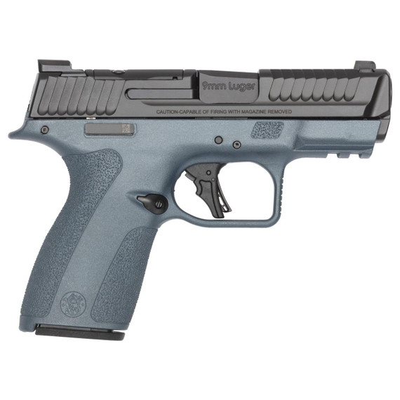Smith & Wesson M&P9 Shield X, 9MM, 3.60" Ported Barrel, 15 RDs, Blue Titanium Cerakote - 022188907094 