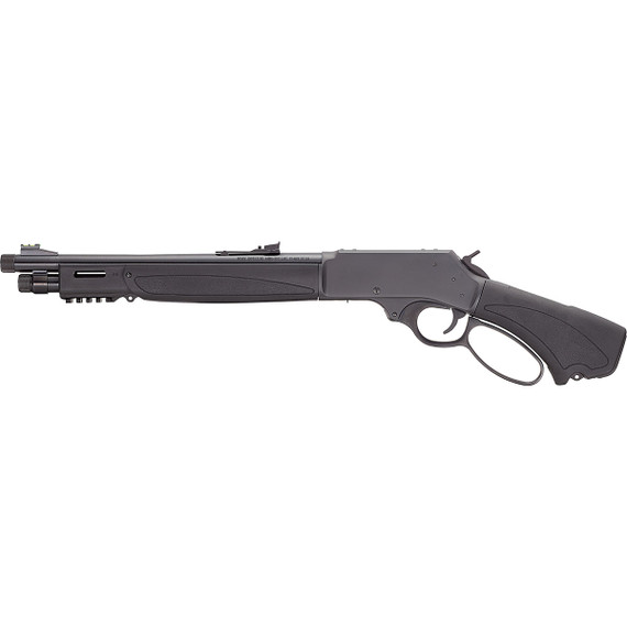 Henry H10 Bear's Leg, .45-70 Government, 13.80" Threaded Barrel, 3 Rds, Blued Steel / Black Synthetic - 619835100320 