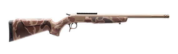 CVA Scout TD, 400 LEGEND, 20.00" Threaded Barrel, 1 RDs, Flat Dark Earth / Duck Camo - 043125002344 
