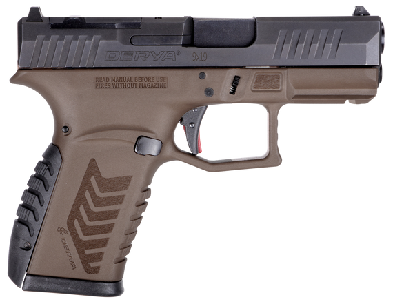 Derya DY9Z, 9mm, 3.50" Barrel, 15 RDs, Bronze/Black - 850067243496 