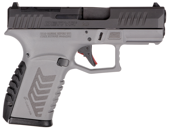 Derya DY9Z, 9mm, 3.50" Barrel, 15 RDs, Gray/Black - 850067243458 