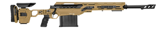 Cadex Defense CDX-50 Tremor, .50 BMG, 20.60" Threaded Barrel, 5 RDs, Black DLC/Hybrid Tan - 842940109586 