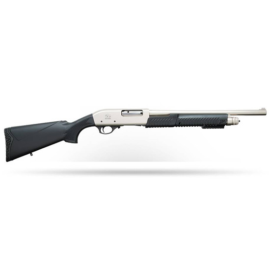 Charles Daly 301 Tactical, 12 Gauge, 18.50" Barrel, 4 RDs, Nickel - 805380094136 