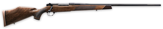 Weatherby Mark V Deluxe, .25 Creedmoor, 22.00" Barrel, 4 RDs, High-Gloss Blued/Walnut - 747115460397 
