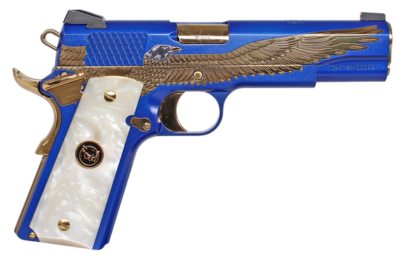 Iver Johnson Arms Majestic Eagle G2, .45 ACP, 5.00" Barrel, 8 RDs, Royal Blue - 796167793182 