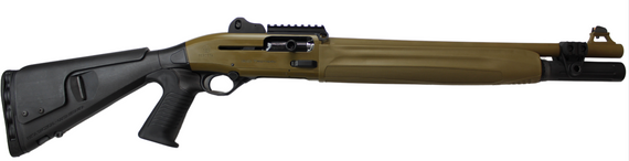 Beretta 1301 Tactical, 12G, 18.5" Barrel, 7+1 Rds, Flat Dark Earth - 756542285107 