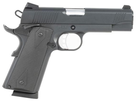 Tisas 1911 Carry, 9mm, 4.25" Barrel, 9 RDs, Black Cerakote - 711500175265 
