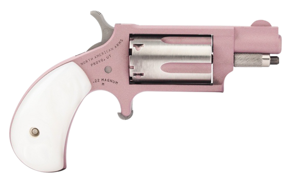 North American Arms Mini-Revolver Rose, .22 MAG, 1.13" Barrel, 5 RDs, Rose Finish - 744253003936 