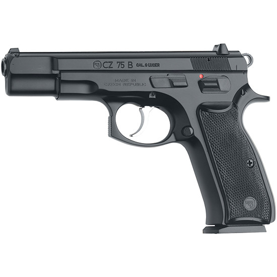CZ USA CZ 75 B, 9MM, 4.72" Barrel, 16 Rds, Black Polycoat - 806703911021 