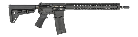 Black Rain SSP, 5.56 NATO, 16.00" Threaded Barrel, 30 RDs, Black Armor Cerakote - 681565230714 